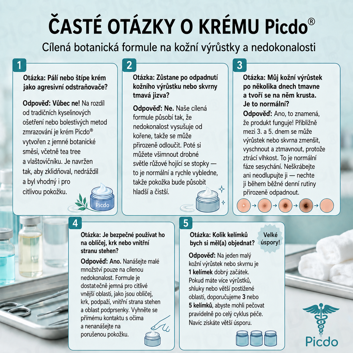Picdo® 7‑denní krém k odstraňování kožních výrůstků a pigmentových skvrn 🧴(𝐒𝐜𝐡𝐦𝐞𝐫𝐳𝐟𝐫𝐞𝐢𝐞 𝐅𝐨𝐫𝐦𝐞𝐥 – 𝐨𝐡𝐧𝐞 𝐍𝐚𝐫𝐛𝐞𝐧) 💪