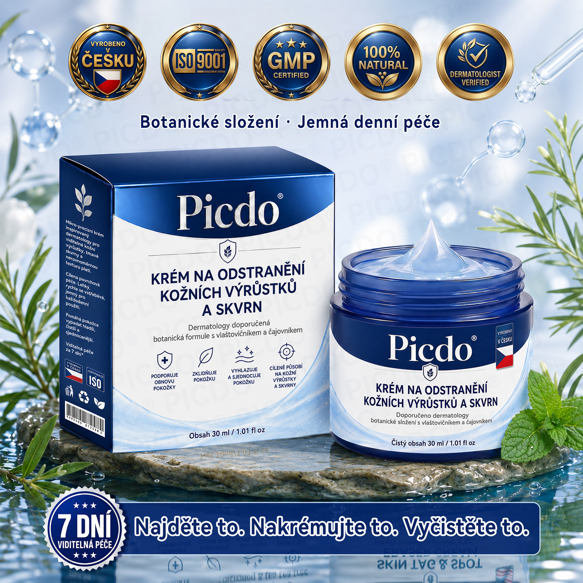 Picdo® 7‑denní krém k odstraňování kožních výrůstků a pigmentových skvrn 🧴(𝐒𝐜𝐡𝐦𝐞𝐫𝐳𝐟𝐫𝐞𝐢𝐞 𝐅𝐨𝐫𝐦𝐞𝐥 – 𝐨𝐡𝐧𝐞 𝐍𝐚𝐫𝐛𝐞𝐧) 💪