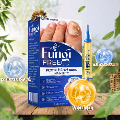 🇪🇺 Certyfikowany w UE 👩‍🔬 CareBreeze® Fungi Free – Intensywna Kuracja do Paznokci na Bazie Jadu Pszczelego ✨